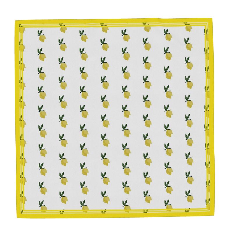 Lemons Silk Scarf