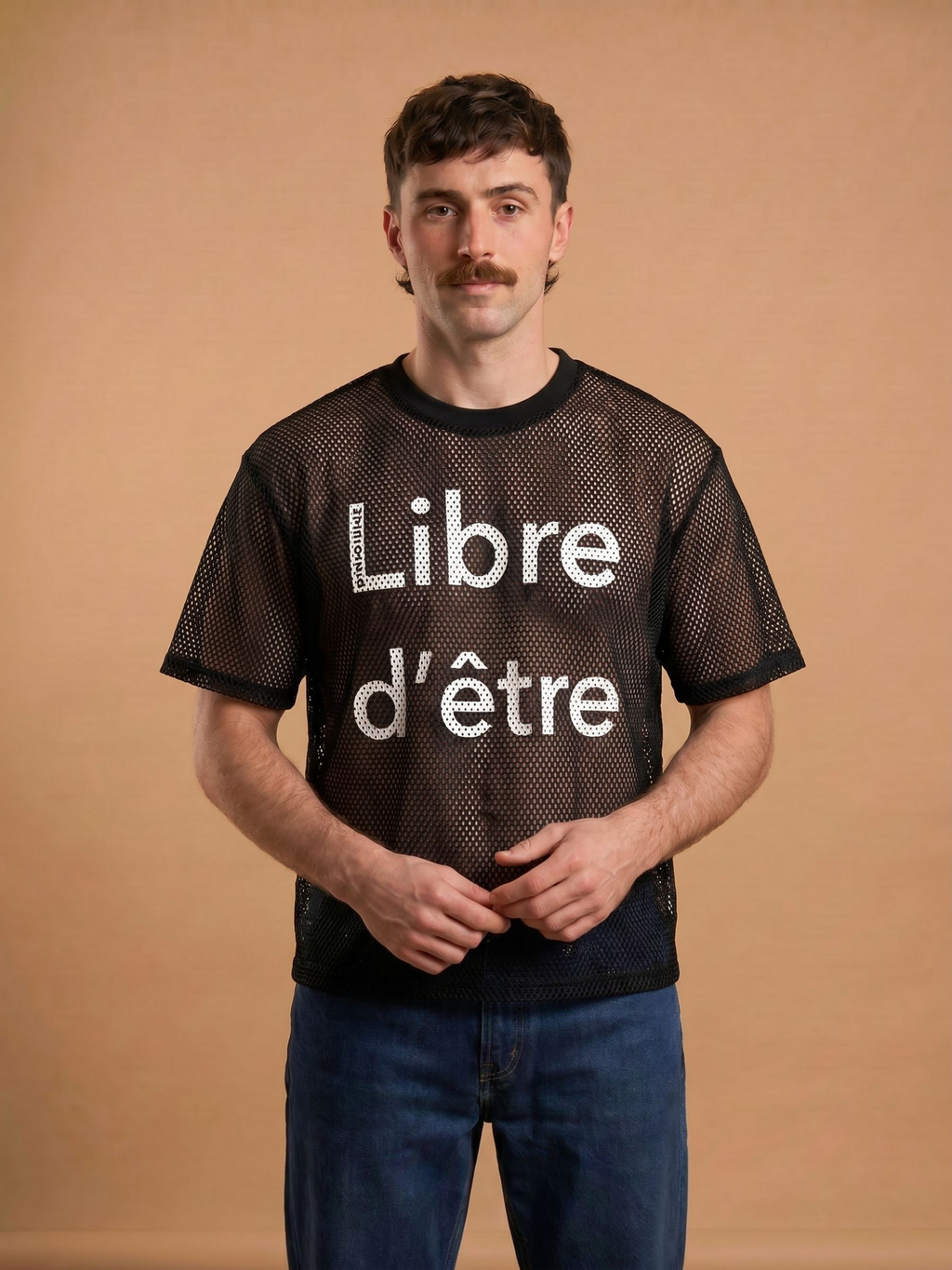 Libre d’Être Boxy Net Tee